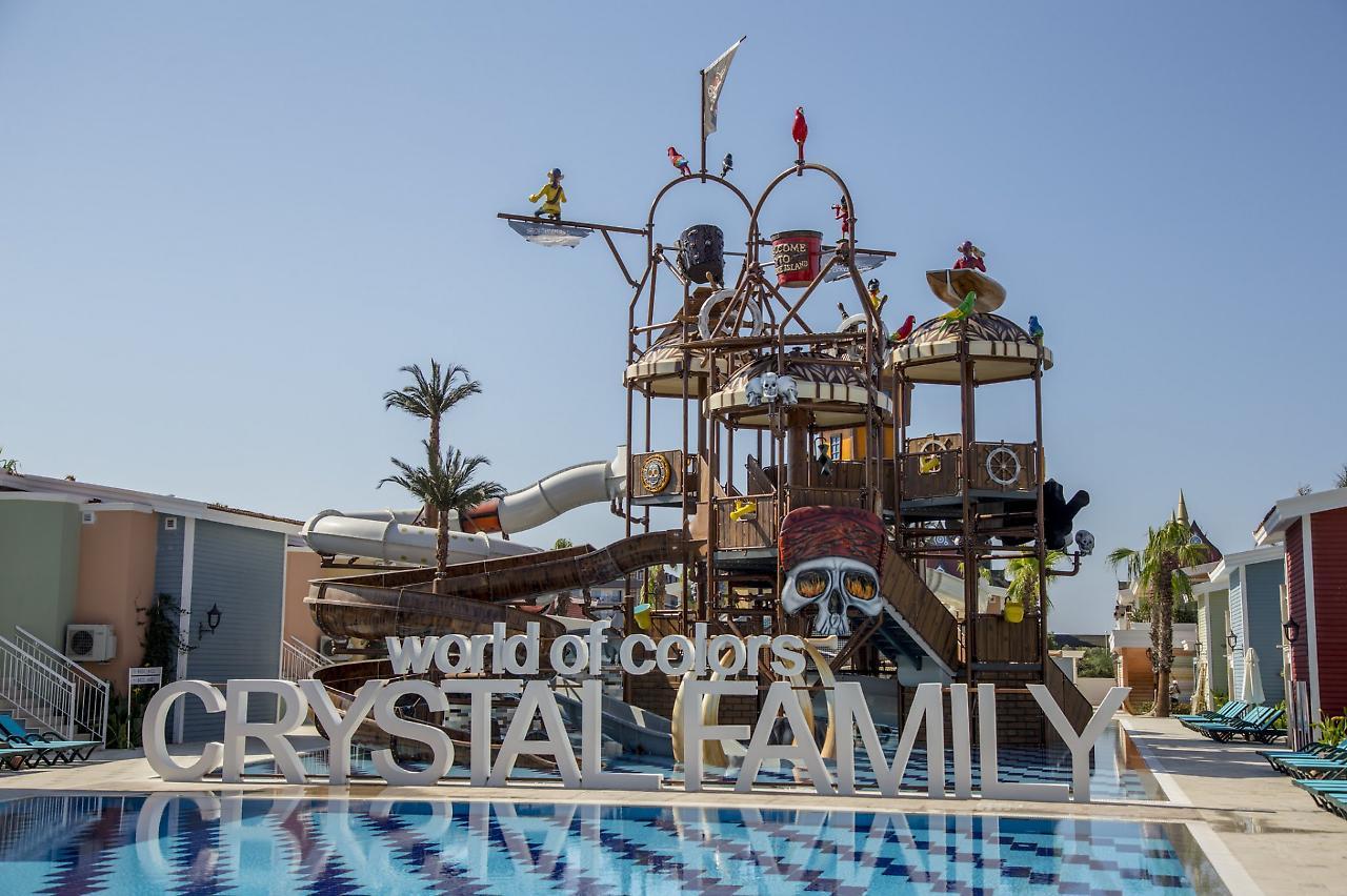 Hotel Crystal Club World Of Colours Bogazkent Esterno foto